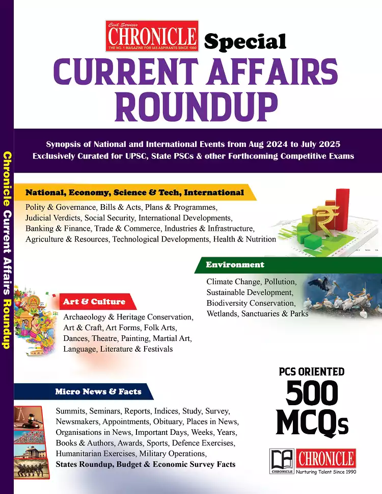 Chronicle Special Current Affairs Roundup - 500 MCQs